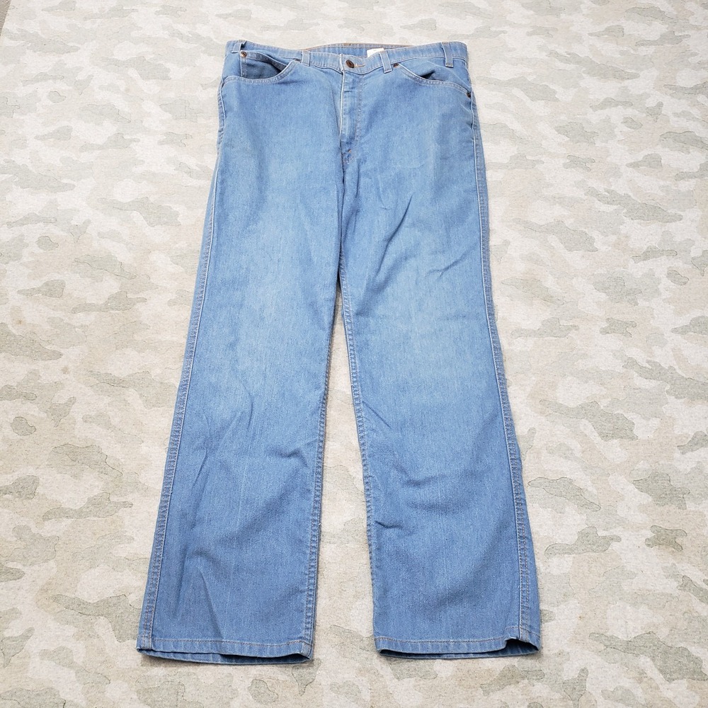 Vintage Levi's Jeans Mens 36x29 Blue Made In USA Orange Tag Denim Medium Wash